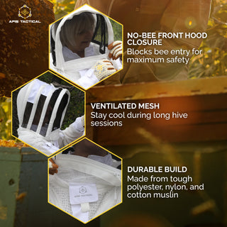 Apis Tactical PRO Beekeeping Fencing Veil