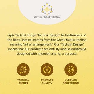 Apis Tactical Off-White PRO Beekeeping Gloves